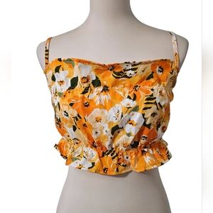 NEW! H&M Floral top WITH Tag
